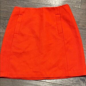 Banana Republic Vibrant Orange Women's Skirt
